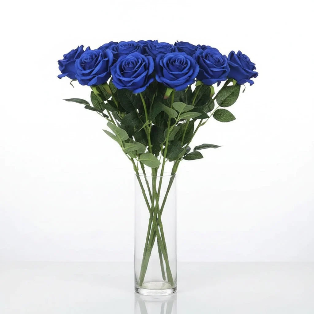 Artificial Rose Bouquet Realistic Layered Petals Reusable</|im_end|>