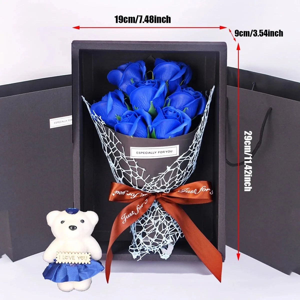 Artificial Rose Bouquet Seven Heads Maintenance-Free Floral Decor