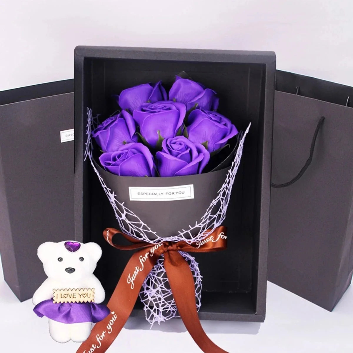 Artificial Rose Bouquet Seven Heads Maintenance-Free Floral Decor