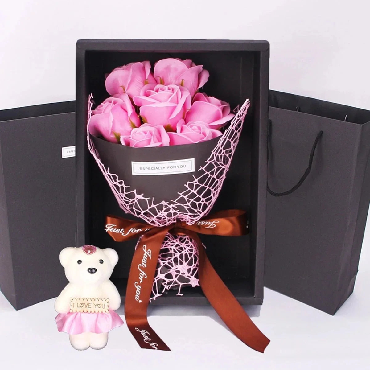 Artificial Rose Bouquet Seven Heads Maintenance-Free Floral Decor