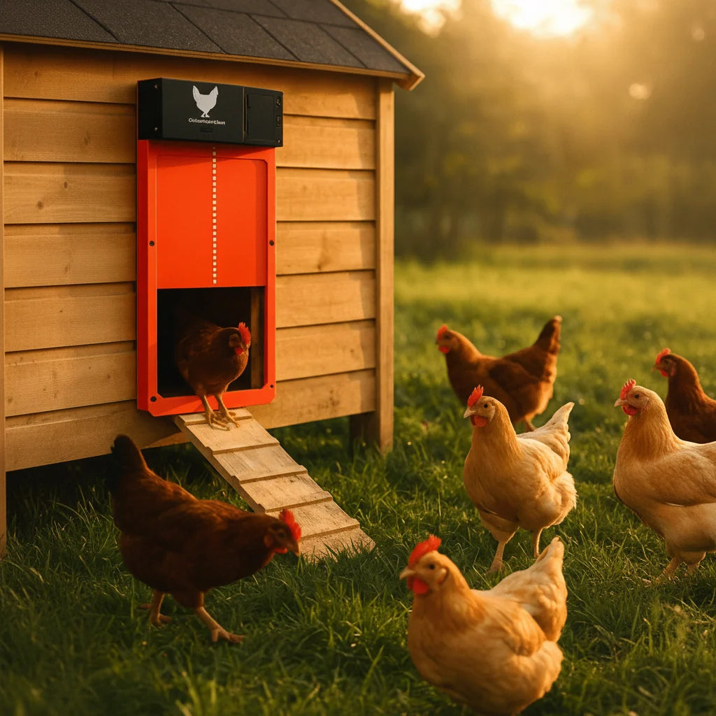 Automatic Chicken Coop Door Light Sensor Weather-Resistant