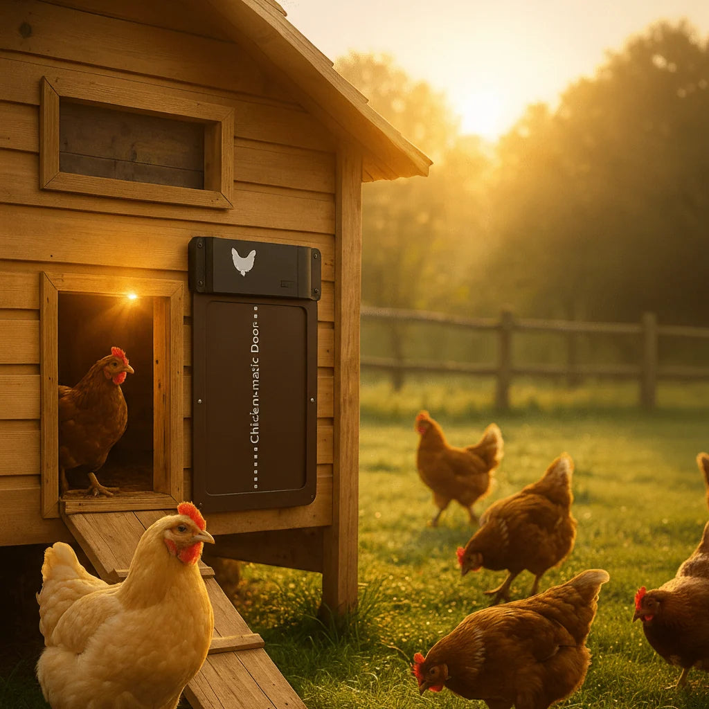 Automatic Chicken Coop Door Light Sensor Weather-Resistant