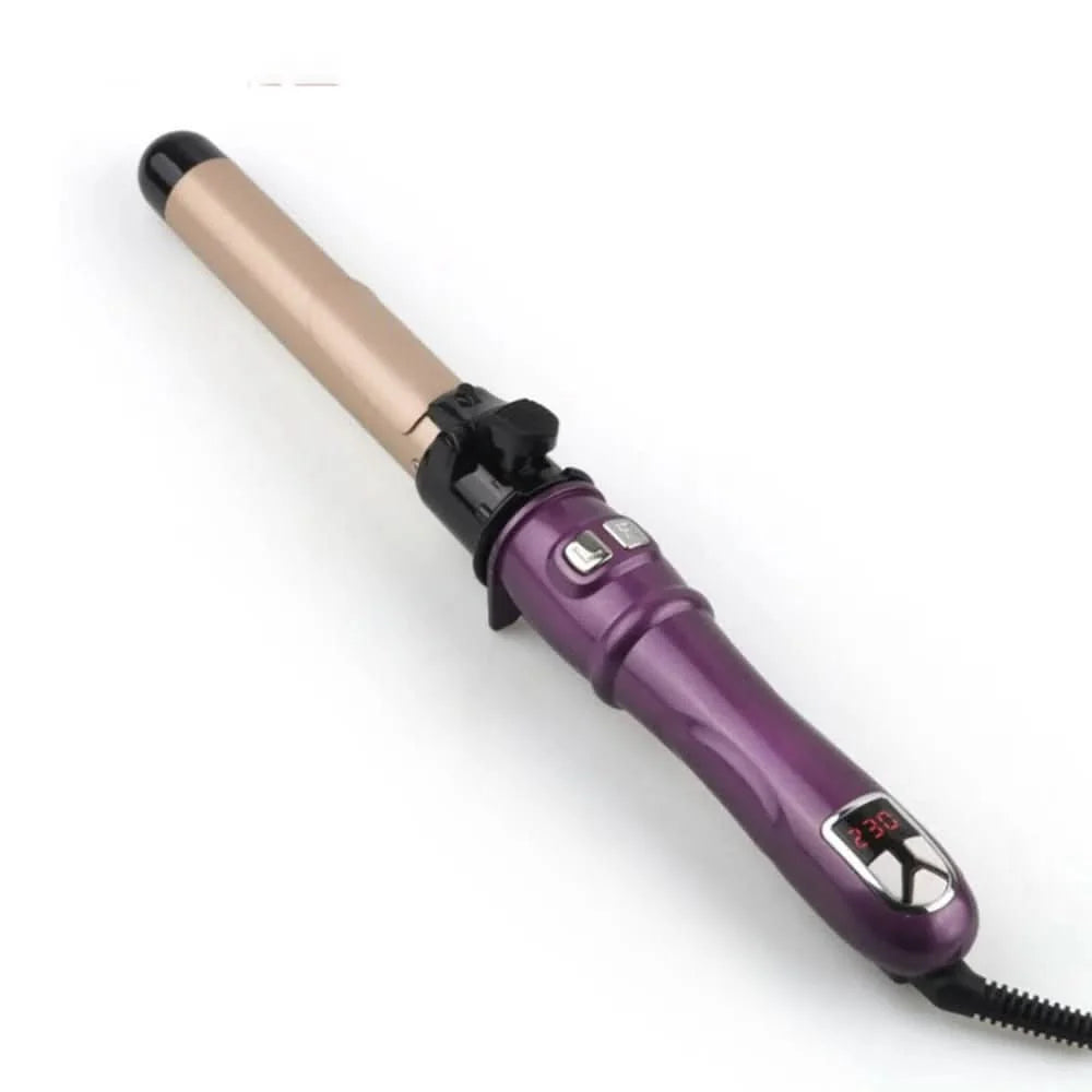 Automatic Curling Iron Cordless Ceramic-Coated Digital Temperature Control