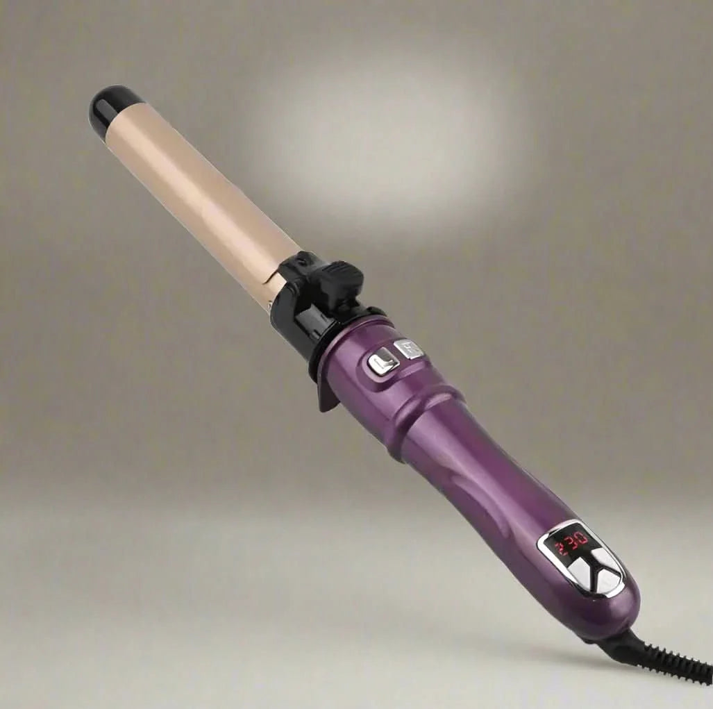 Automatic Curling Iron Cordless Ceramic-Coated Digital Temperature Control