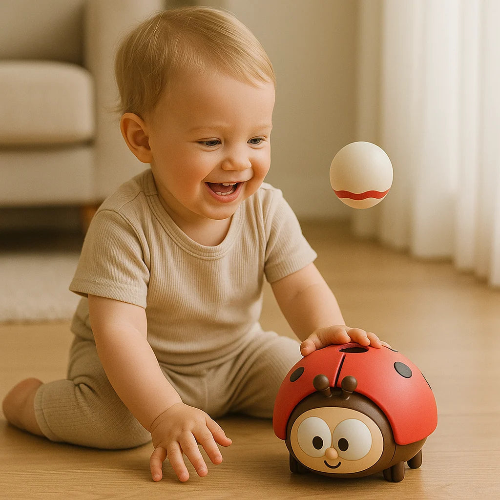 Baby Balloon Toy Floating Airflow One-Button Activation