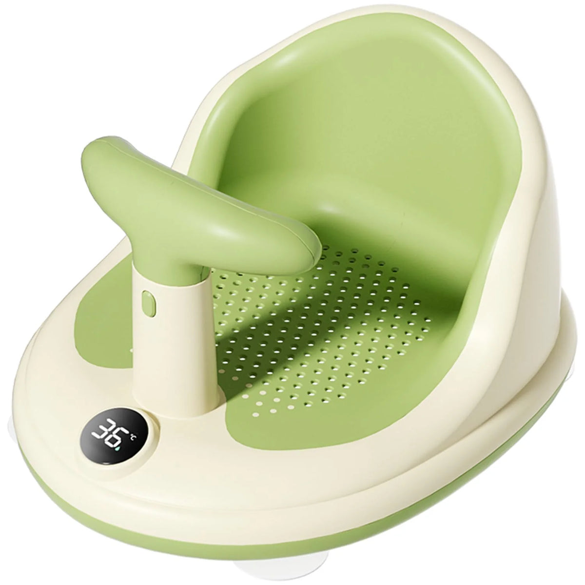 Baby Bath Seat Breathable Mesh Wireless Thermometer