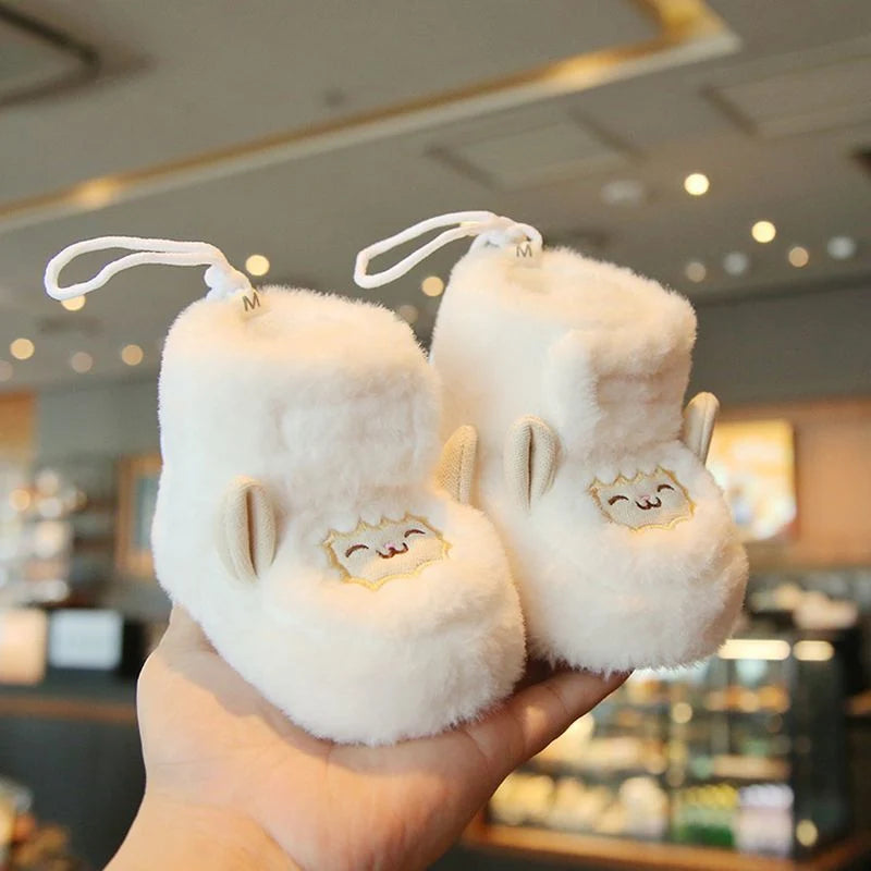Baby Booties Fleece-Lined Non-Slip Flexible Soles