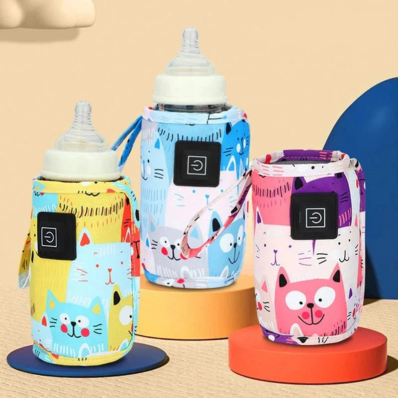 Baby Bottle Warmer Three Settings Power Bank Compatible