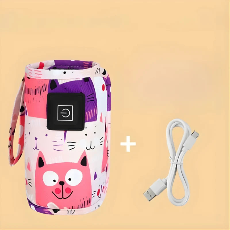 Baby Bottle Warmer Three Settings Power Bank Compatible