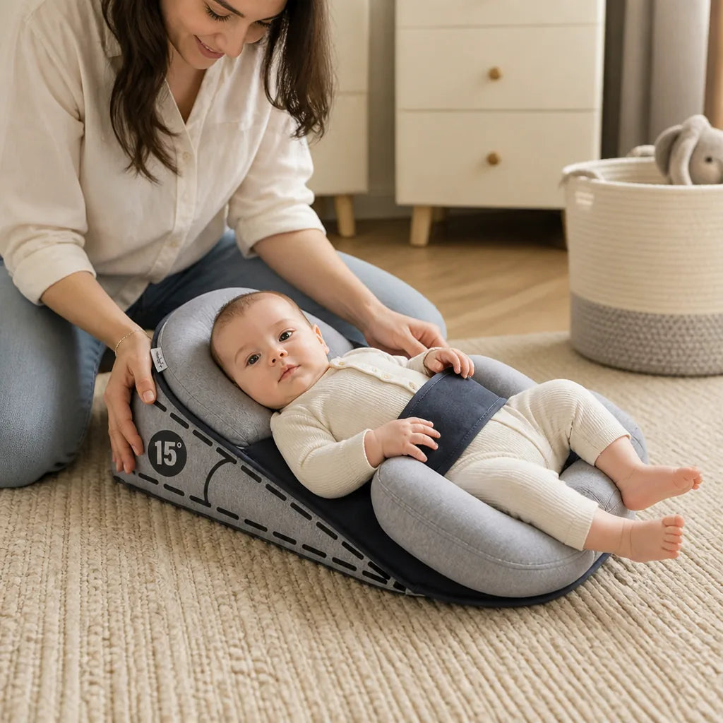 Baby Cradle Curved Base Enclosed Frame Flat Pad