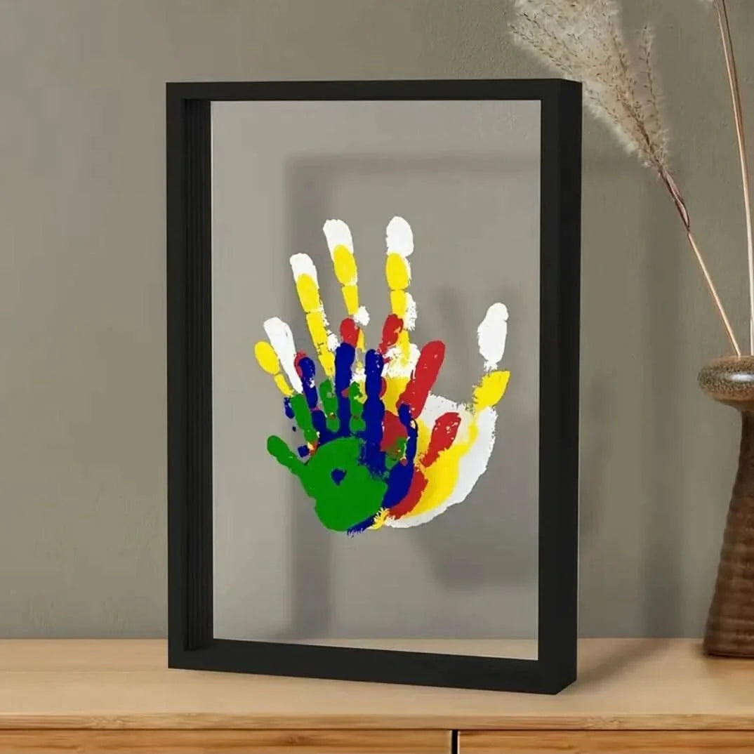 Baby Handprint & Footprint Keepsake Frame Non-Toxic Clay