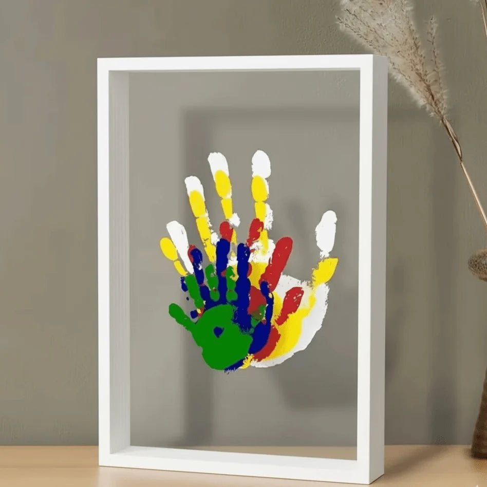 Baby Handprint & Footprint Keepsake Frame Non-Toxic Clay