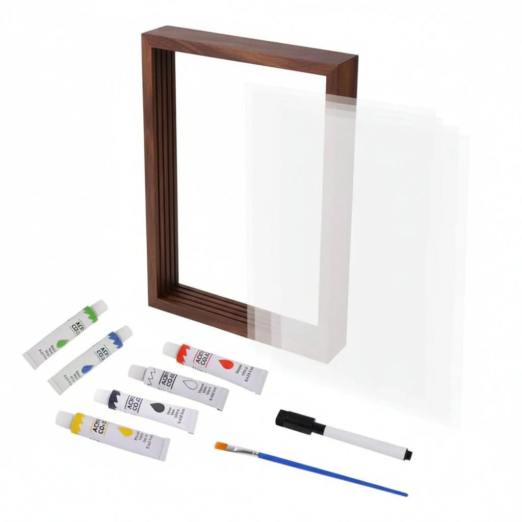 Baby Handprint & Footprint Keepsake Frame Non-Toxic Clay
