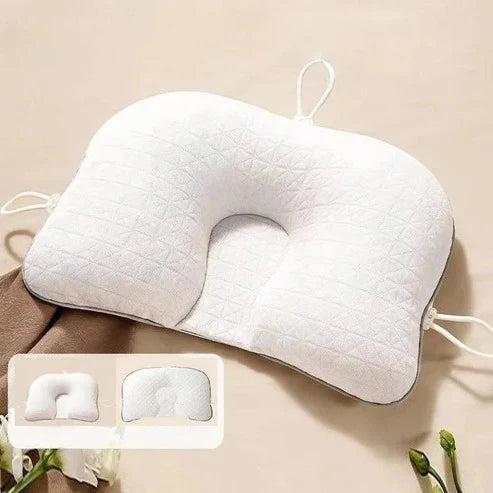 Baby Head Support Pillow Contoured Breathable Adjustable