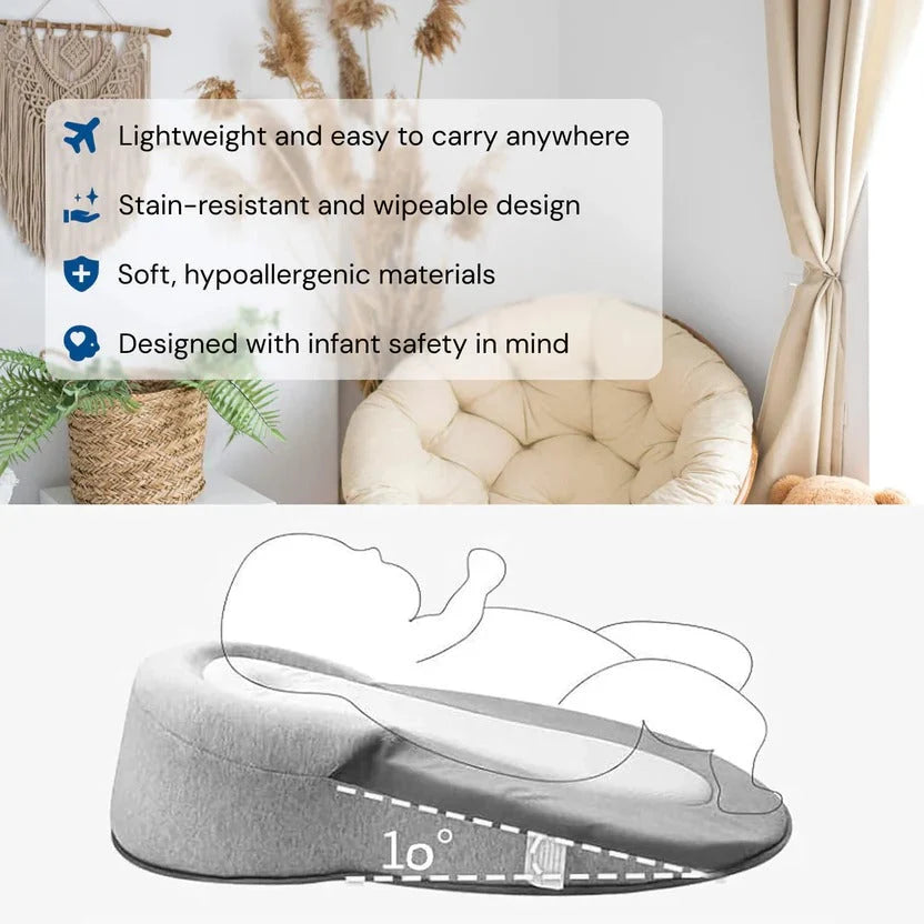 Baby Incline Cushion 15-Degree Adjustable Leg Support