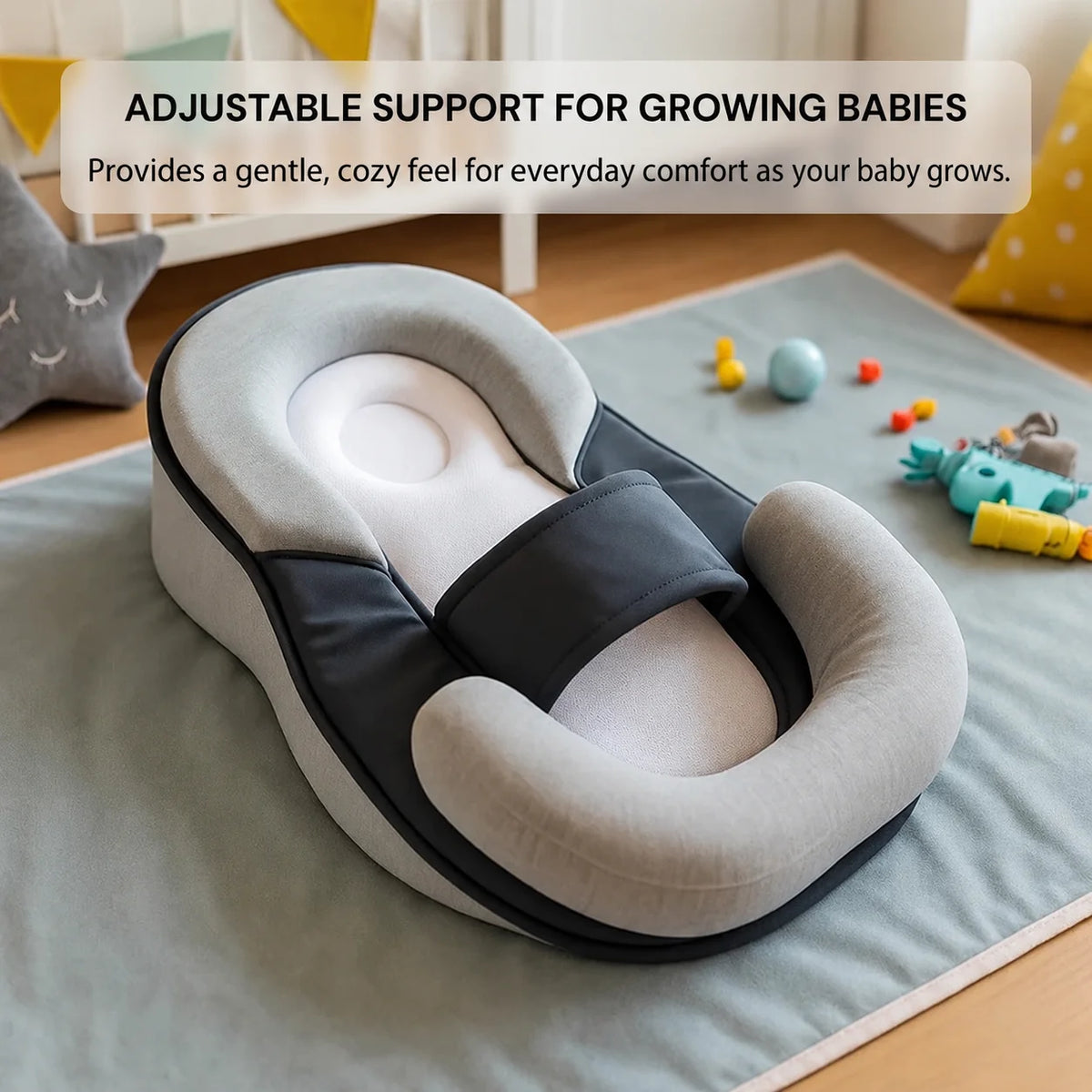 Baby Incline Cushion 15-Degree Adjustable Leg Support
