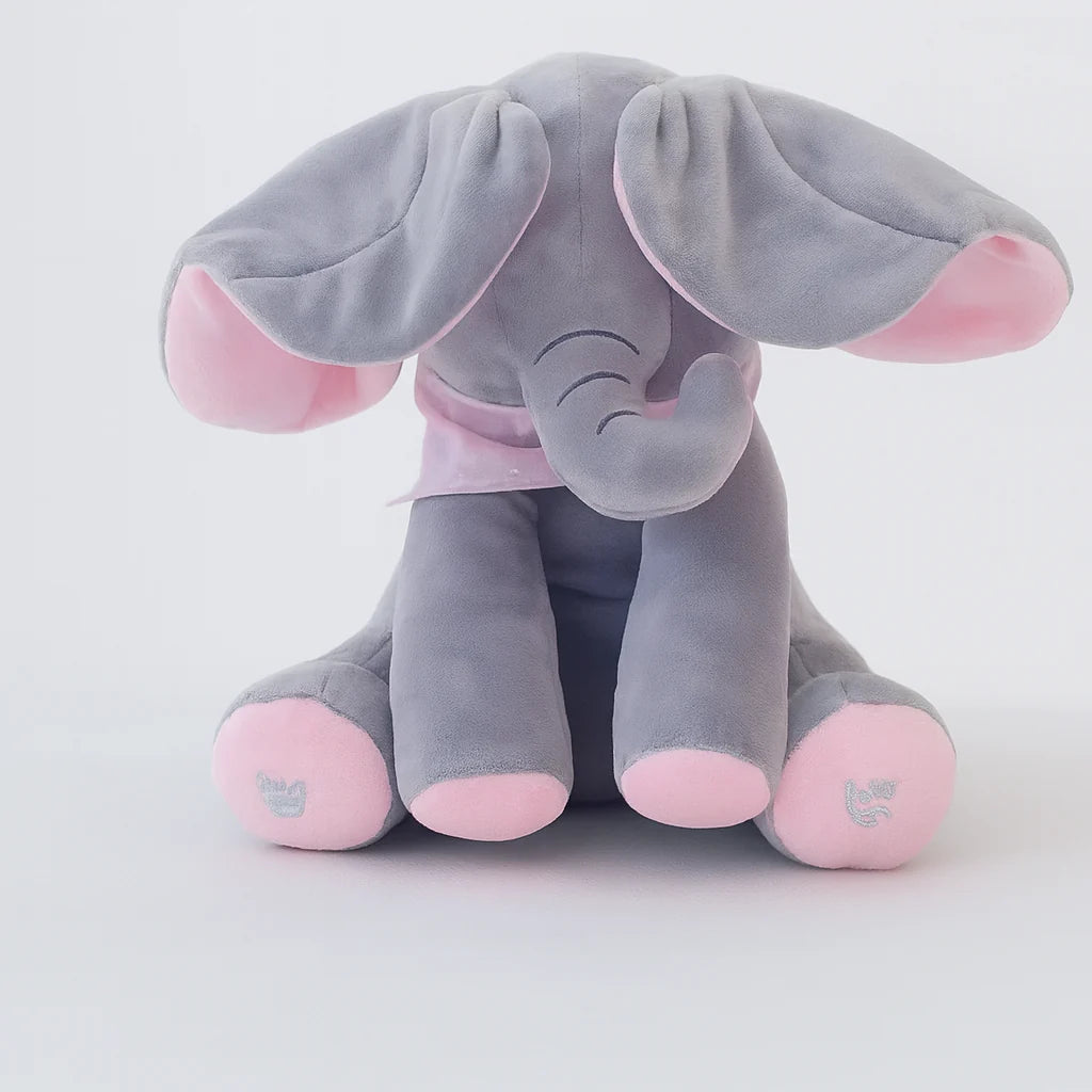 Baby Plush Toy Interactive Peek-A-Boo Foot-Activated
