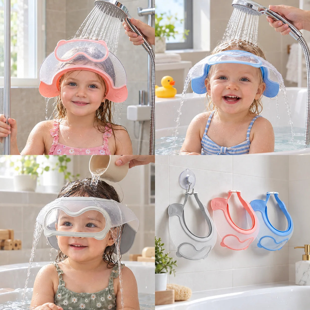 Baby Shampoo Visor Adjustable Wraparound Eye & Ear Protection