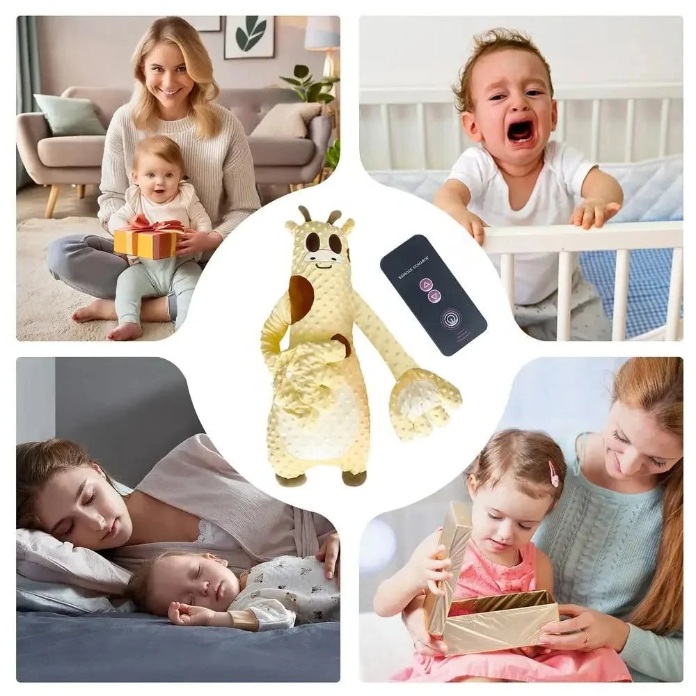 Baby Sleep Aid Motorized Tapping Remote-Controlled Rechargeable Foldable