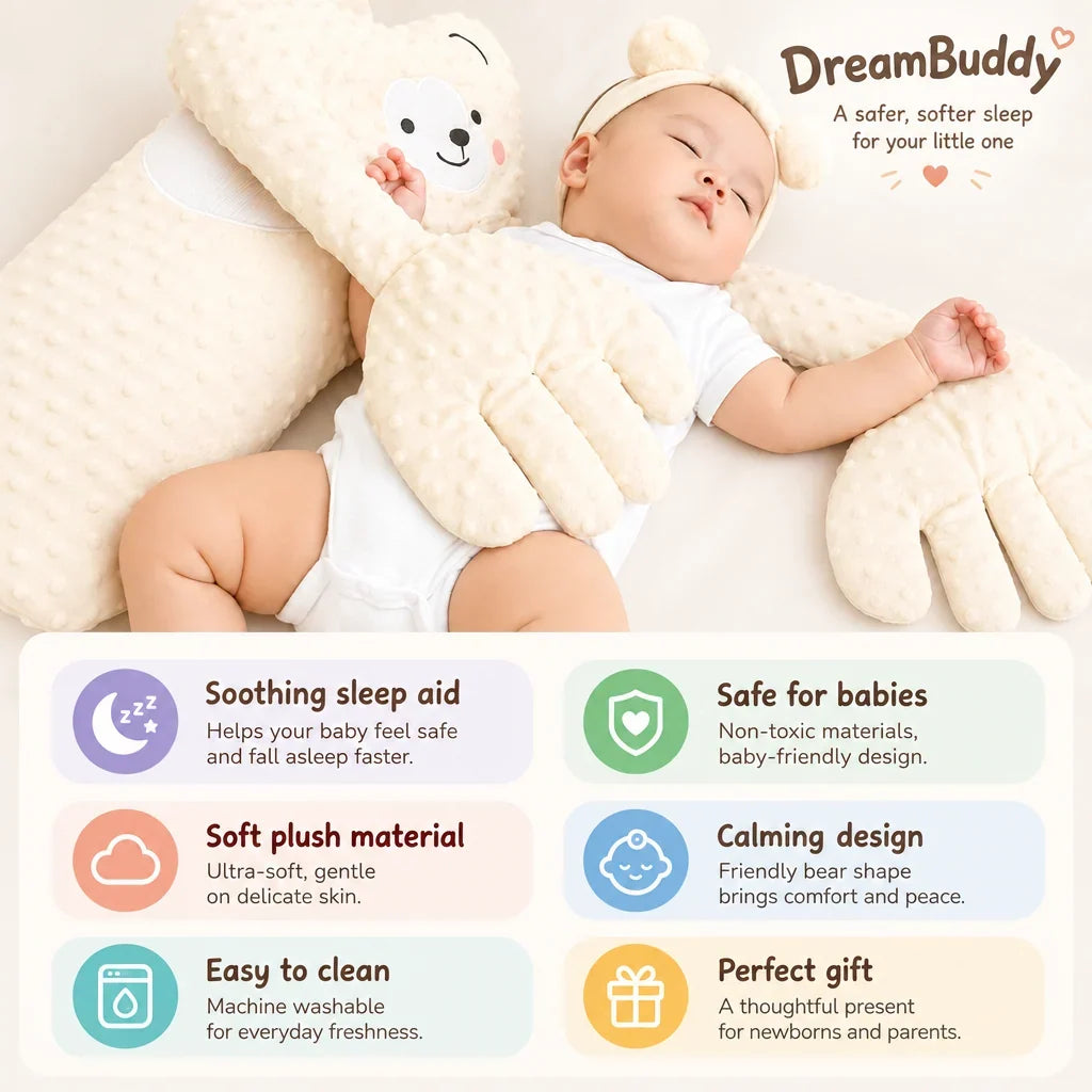 Baby Sleep Plush Toy Rhythmic Patting Remote Control