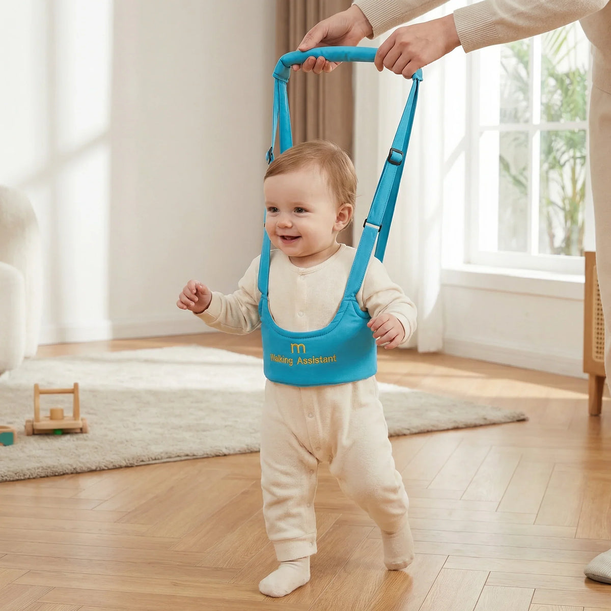 Baby Walking Harness Adjustable Strap Chest Support Secure Back Clip