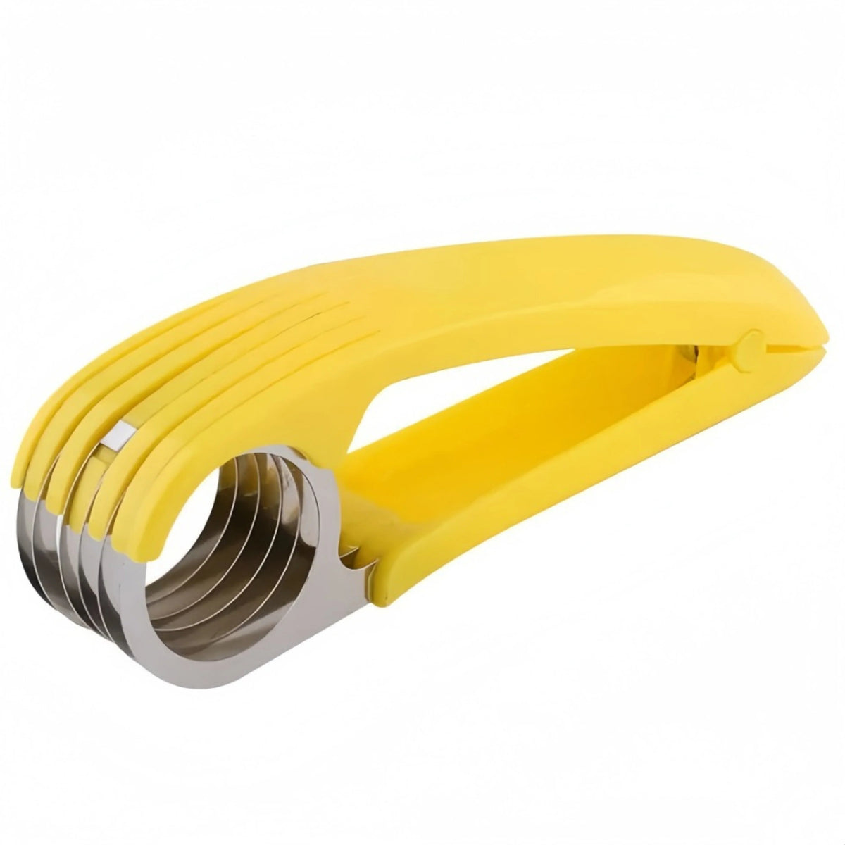Banana Slicer Stainless Steel Curved Blade Angled Handle