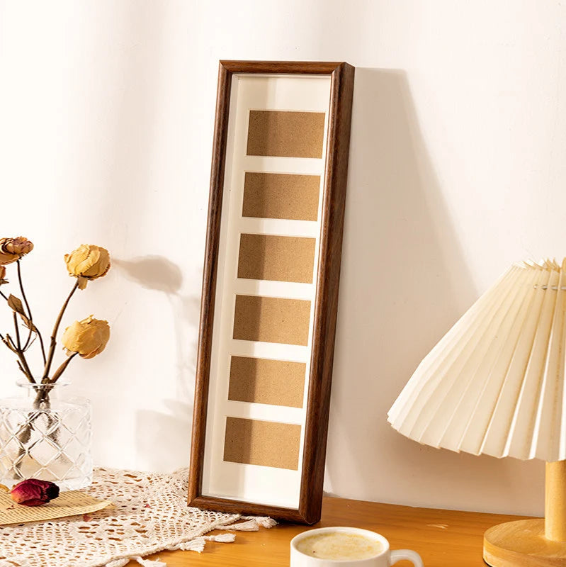Banknote Display Frame Wooden Wall & Shelf Stand