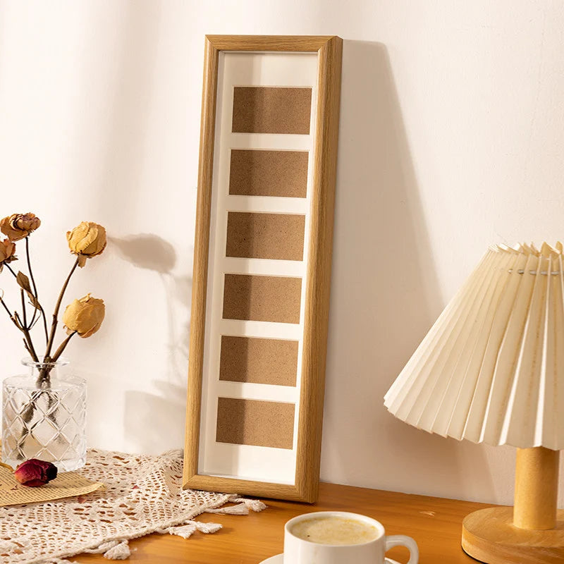 Banknote Display Frame Wooden Wall & Shelf Stand