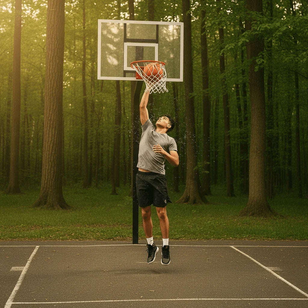 Basketball Net Weather-Resistant Nylon Easy Installation