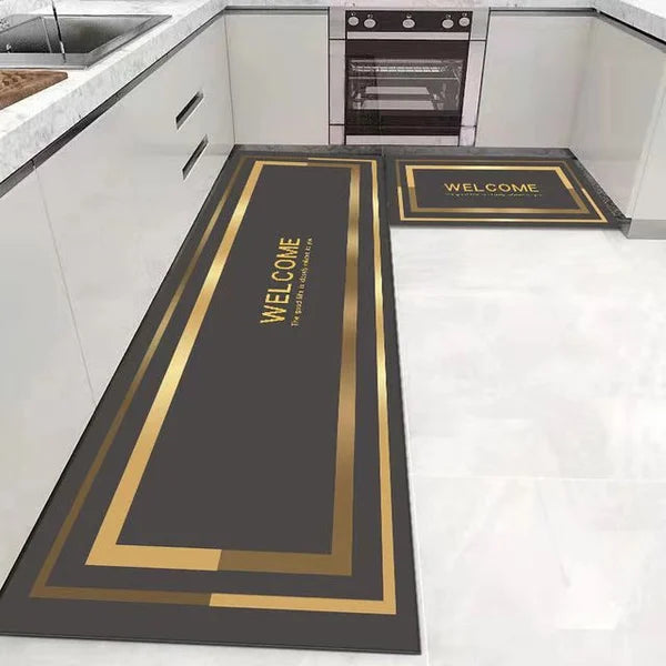 Bath Mat Microfiber Absorbent Quick-Drying Non-Slip Backing