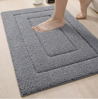 Bath Mat Microfiber Quick-Drying Non-Slip Machine Washable