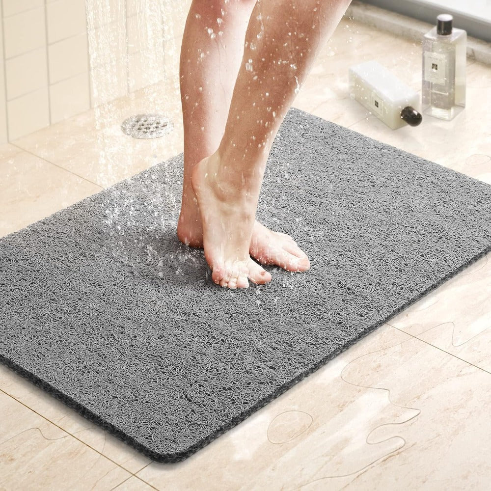 Bath Mat Non-Slip Quick-Draining Machine-Washable