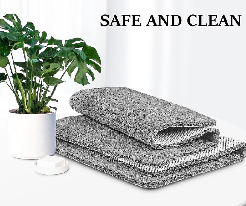 Bath Mat Non-Slip Quick-Draining Machine-Washable