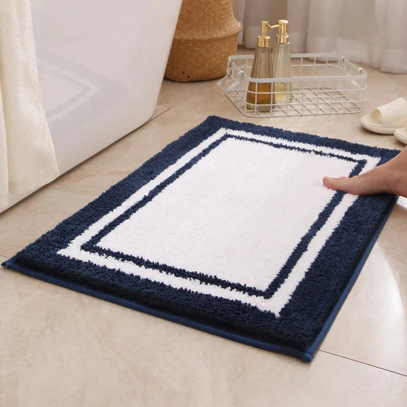 Bath Mat Plush Absorbent Non-Slip Machine Washable