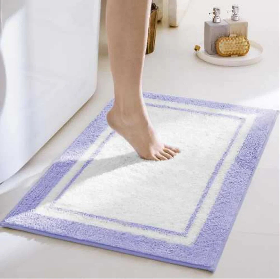 Bath Mat Plush Absorbent Non-Slip Machine Washable