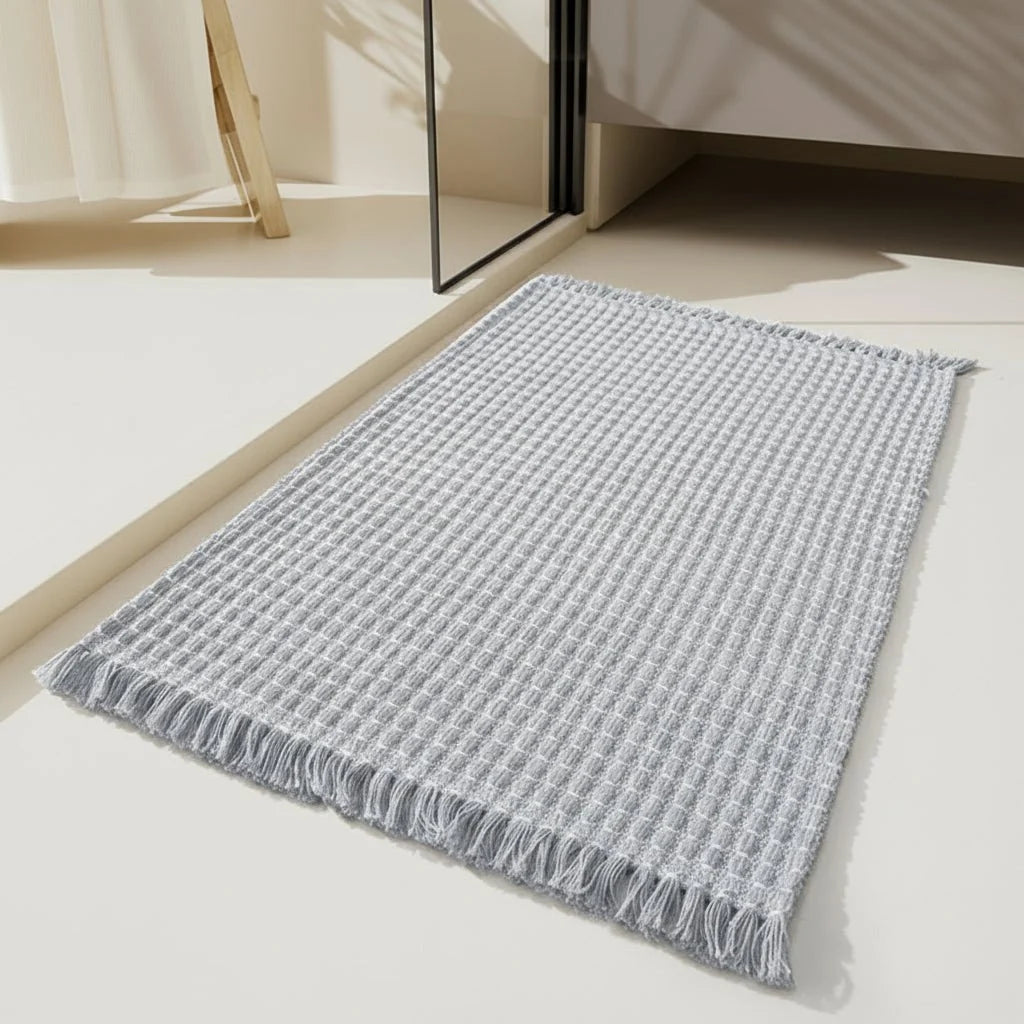 Bath Mat Thick Absorbent Microfiber Non-Slip Machine Washable
