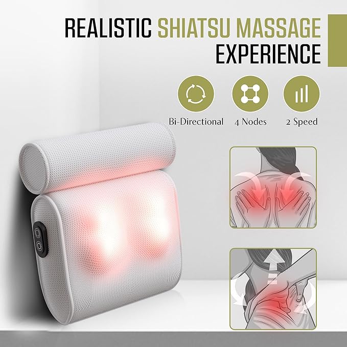 Bath Pillow Contoured Foam Support With Six Suction Cups, Fast-Drying Design