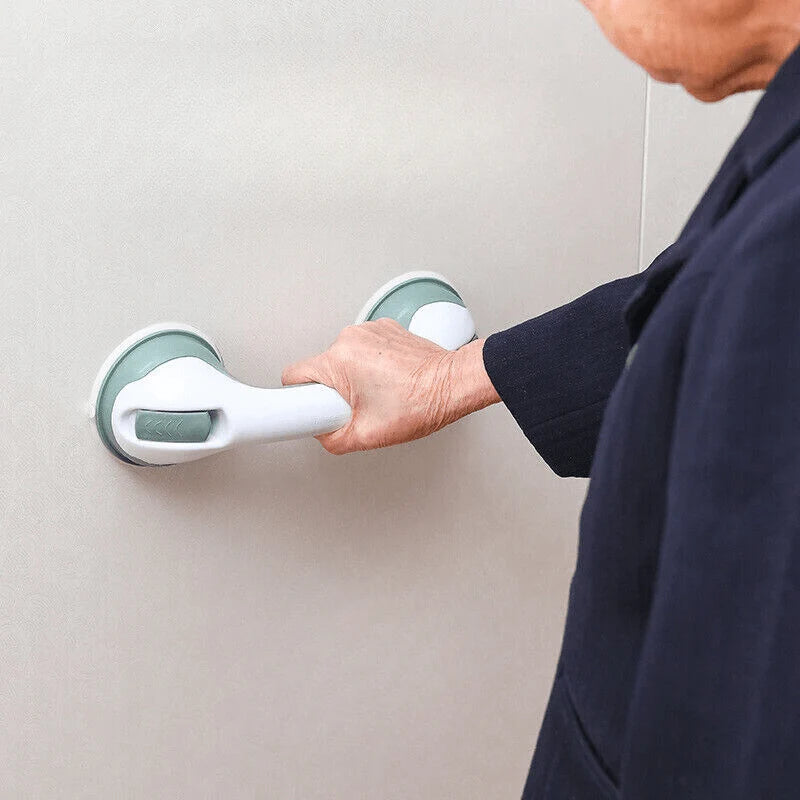 Bathroom Grab Bar Suction Cup Mount 220 lb Capacity