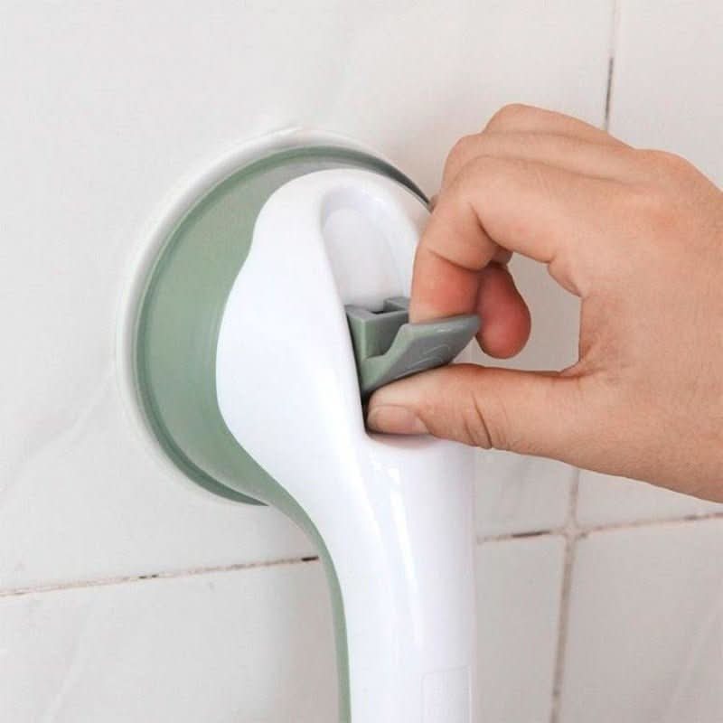 Bathroom Grab Bar Suction Cup Mount 220 lb Capacity