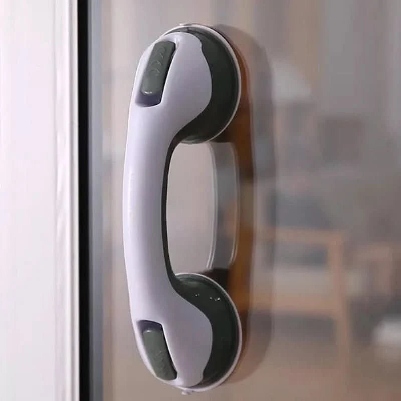 Bathroom Grab Bar Suction Cup Mount 220 lb Capacity