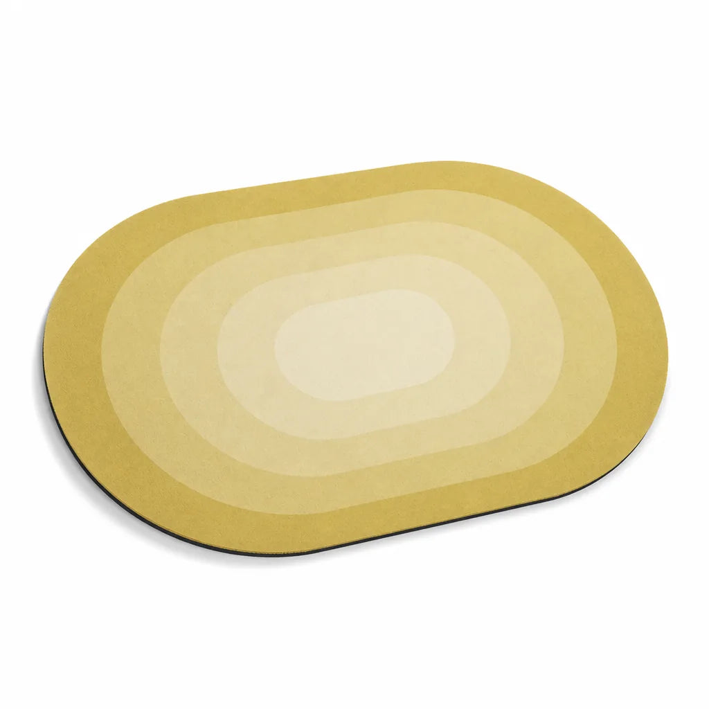 Bathroom Rug Plush Oval Non-Slip & Machine-Washable