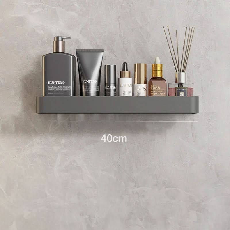 Bathroom Wall Shelf Water-Resistant Adhesive Mounting