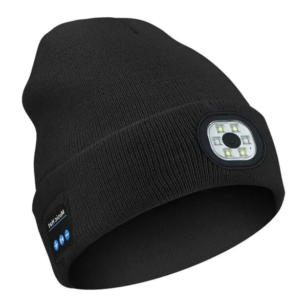 Beanie Bluetooth Speakers Built-In LED Light Detachable Module