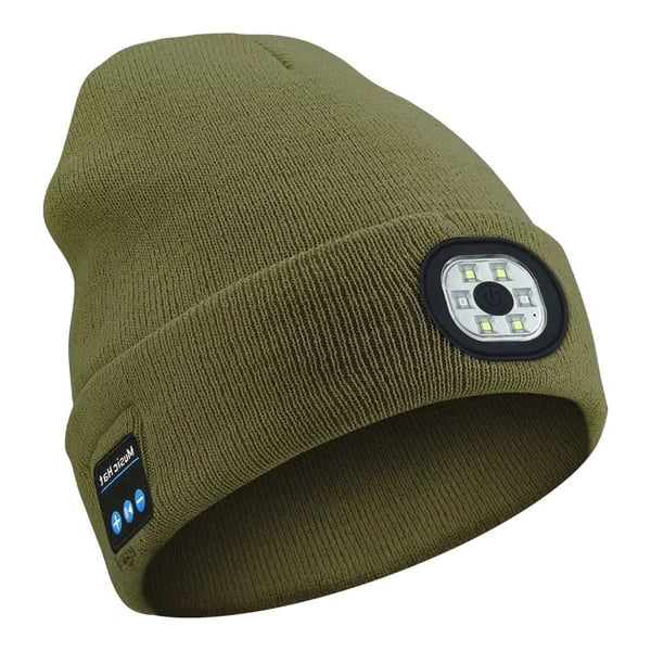 Beanie Bluetooth Speakers Built-In LED Light Detachable Module