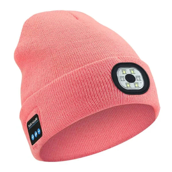 Beanie Bluetooth Speakers Built-In LED Light Detachable Module