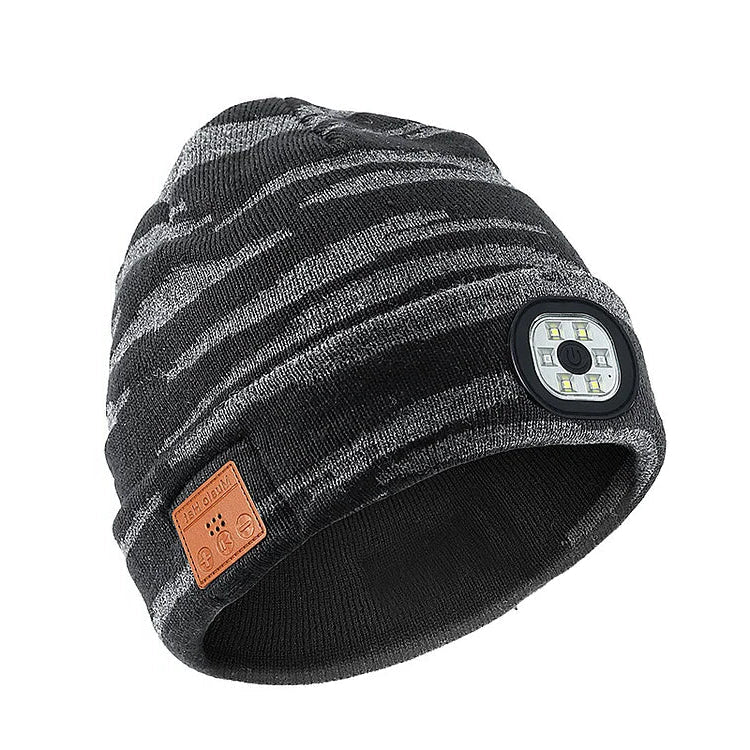 Beanie Bluetooth Speakers Built-In LED Light Detachable Module