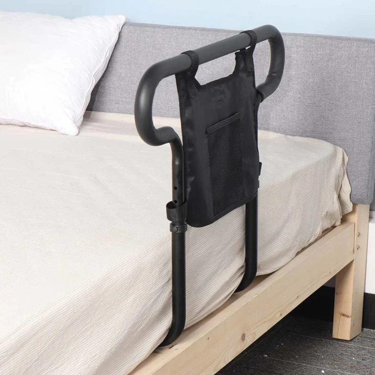 Bed Assist Rail 300 Lb Capacity Storage Pouch