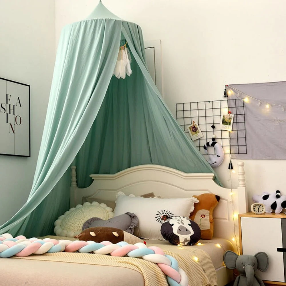 Bed Canopy Breathable Polyester Ceiling Hook Included