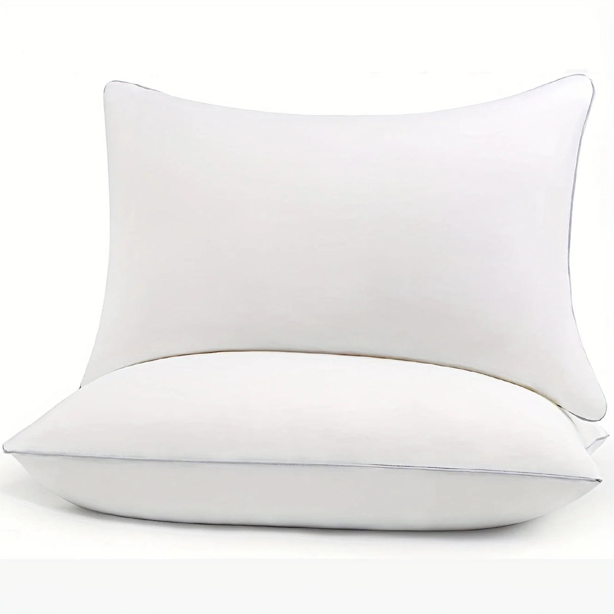 Bed Pillows Cooling Cover Microfiber Fill Set Of 2