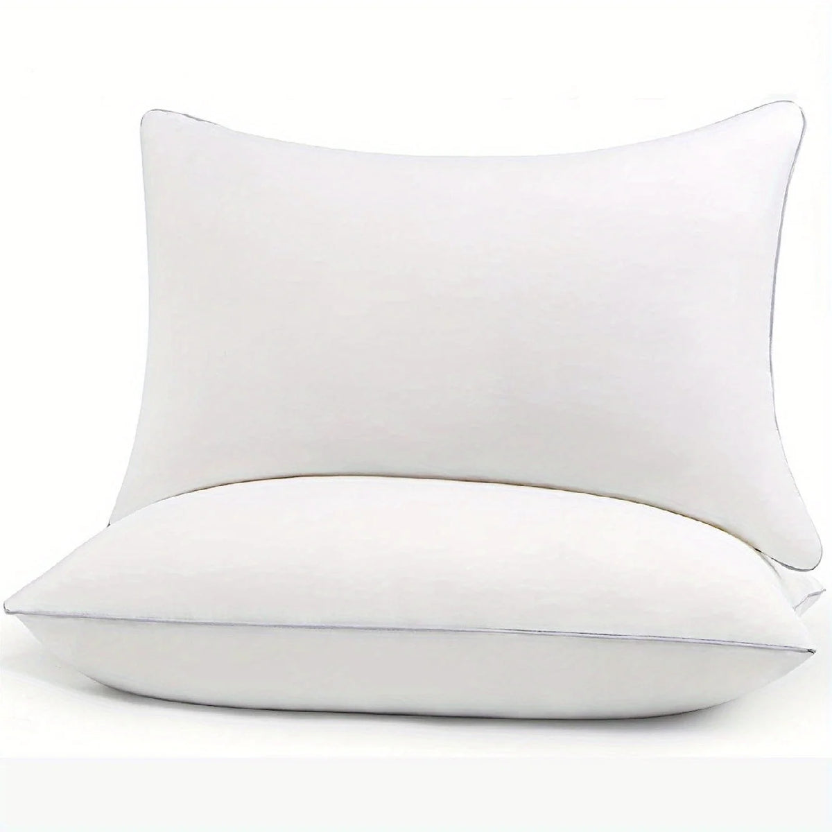 Bed Pillows Cooling Cover Microfiber Fill Set Of 2